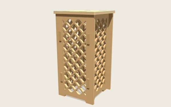 Pata de celosía desmontable en 3D