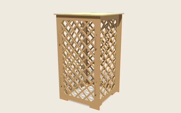Pata de celosía para láser en 3D