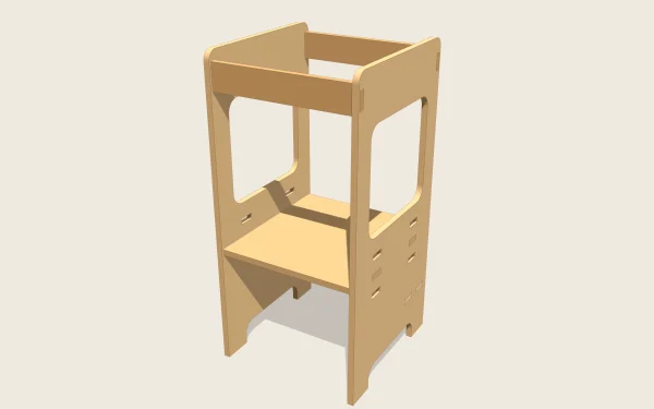 Torre de aprendizaje en 3D